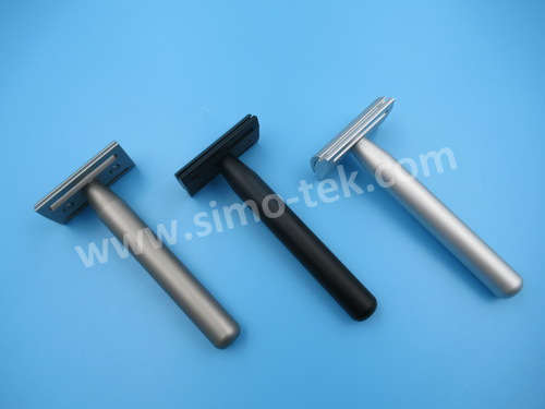 Aluminum alloy razors and stands